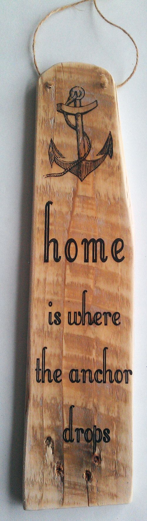 Handmade pallet sign home is where the