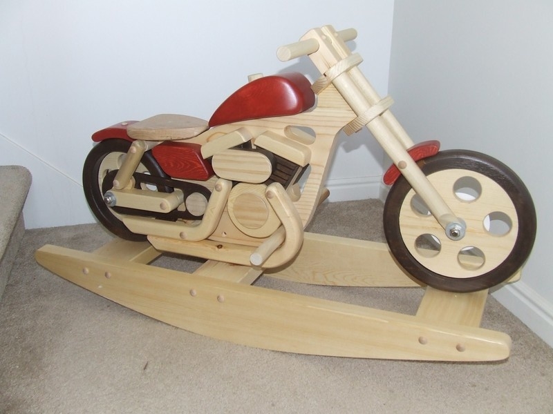 Motorcycle rockers wooden toy jpeg
