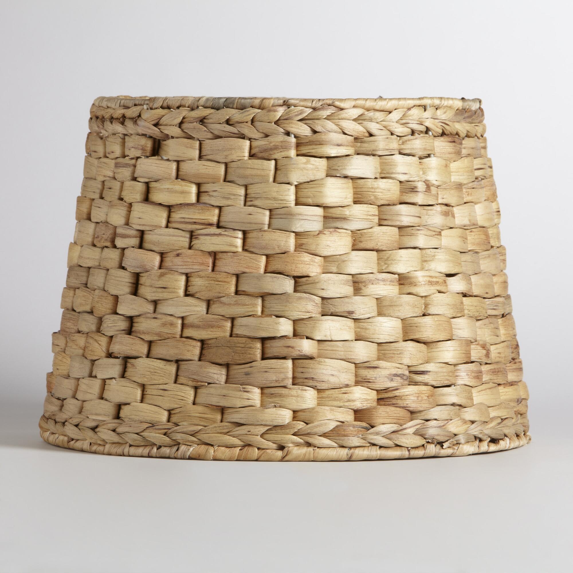 Natural basket table lamp shade world market 24 99