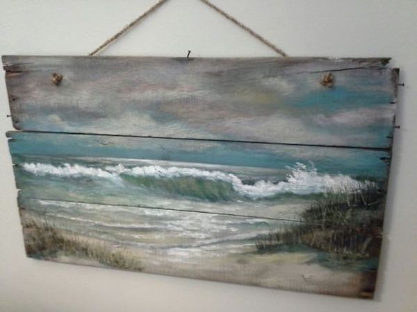 Original ocean beach seascape painting