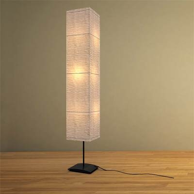 Floor Lamp Rice Paper Shade Soft Mood Light Tall Lamp Relaxing Lamp 