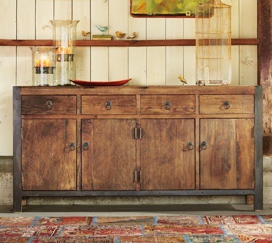 Rustic buffets and sideboards