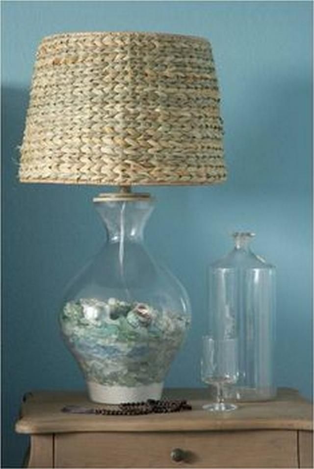 Seagrass lamp shade 18