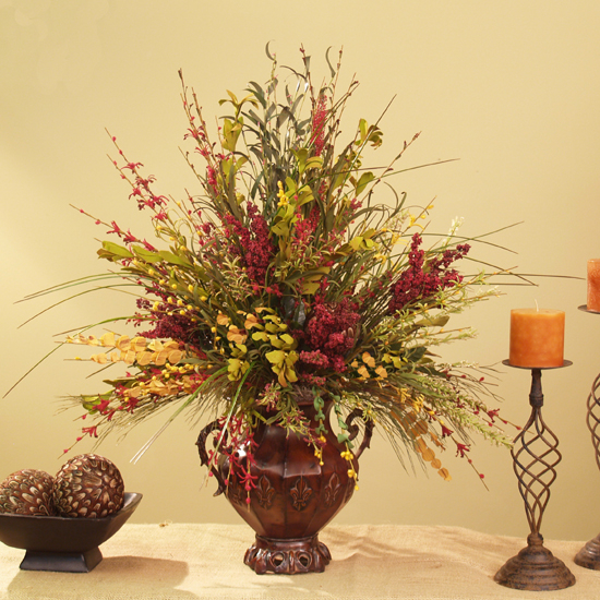 Silk floral arrangements centerpieces 7