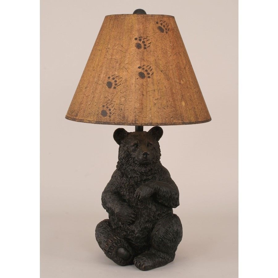 black bear table lamps