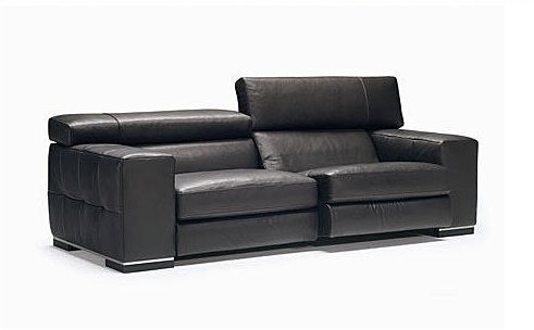 Small leather recliner sofa