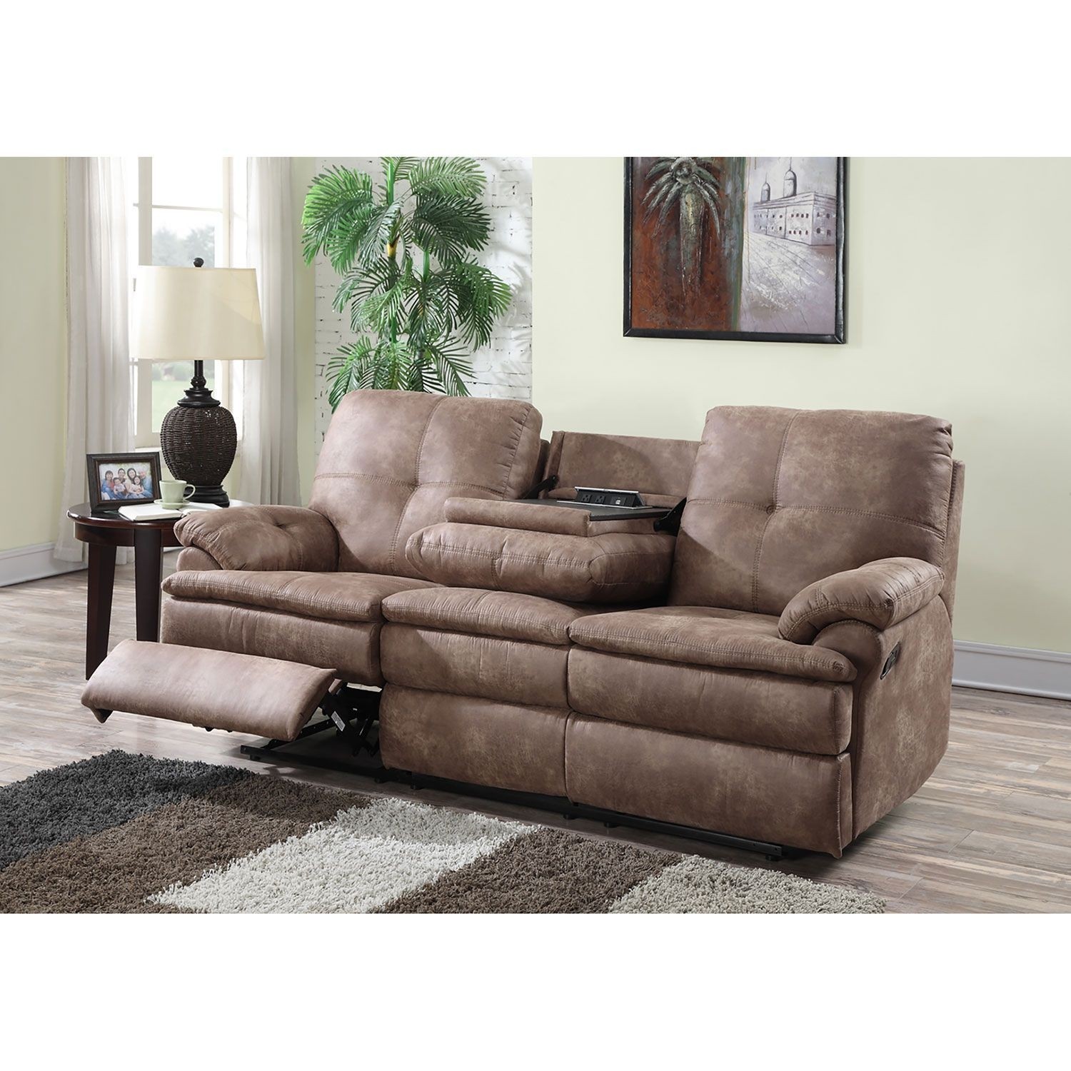 compact recliner sofa