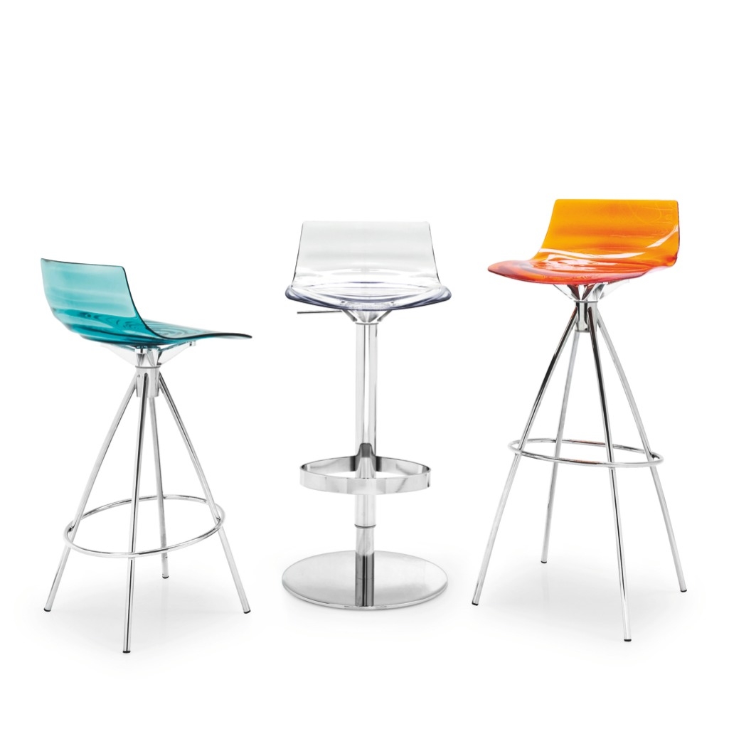 Clear acrylic bar stools 9