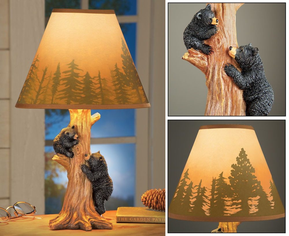 bear table lamp