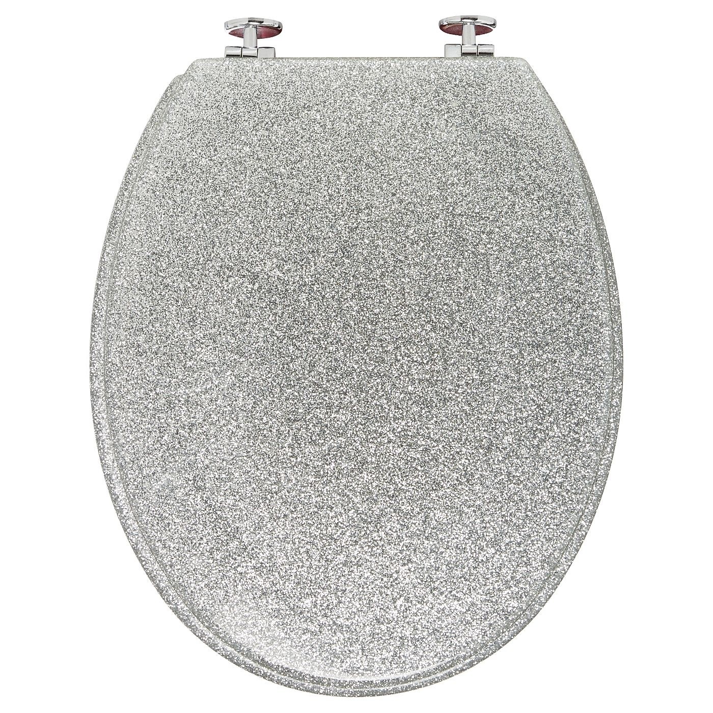 Glittery led toilet seat