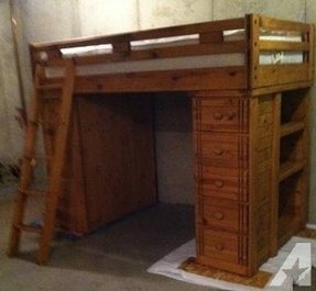 Loft Bed With Desk And Drawers Ideas On Foter