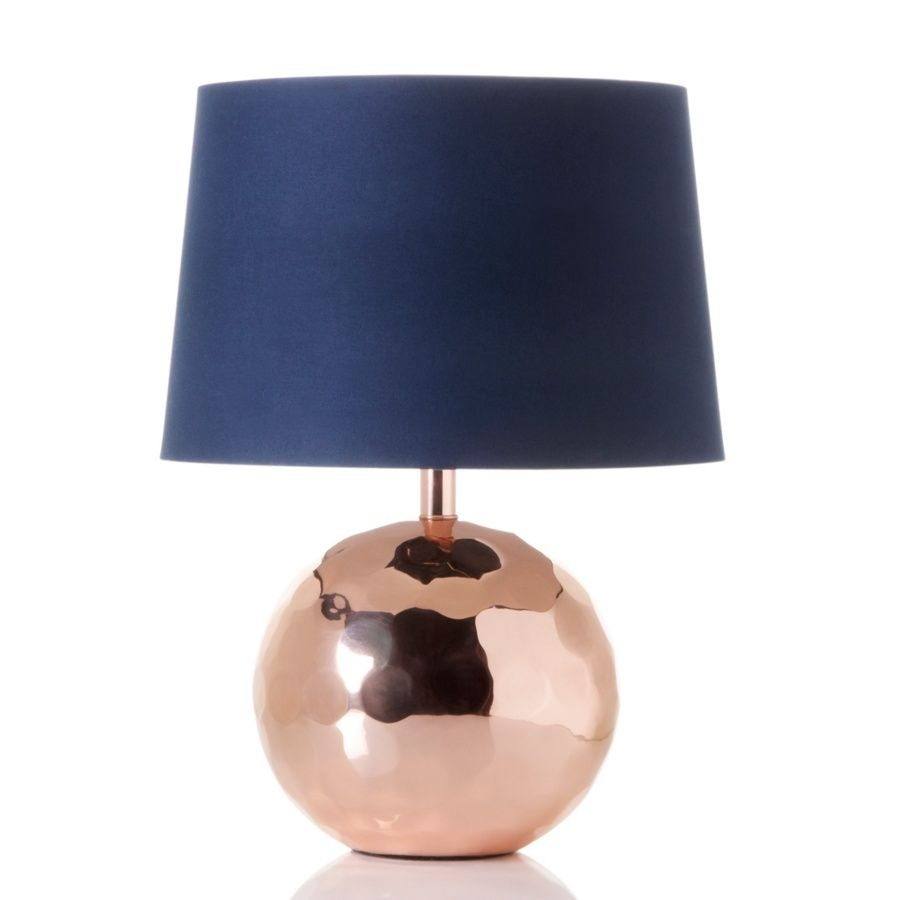 Navy blue table lamp 10