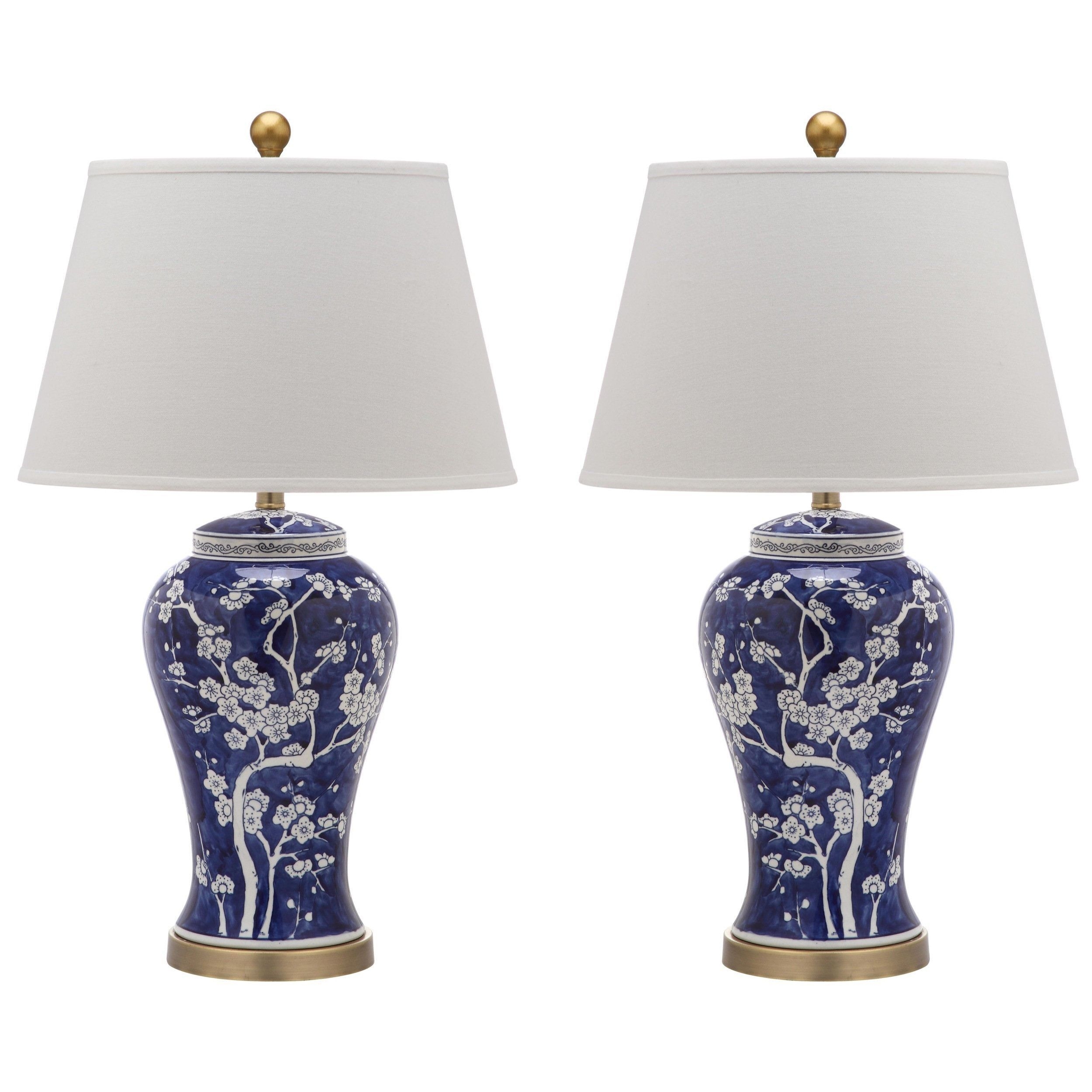 Navy blue table lamp 13