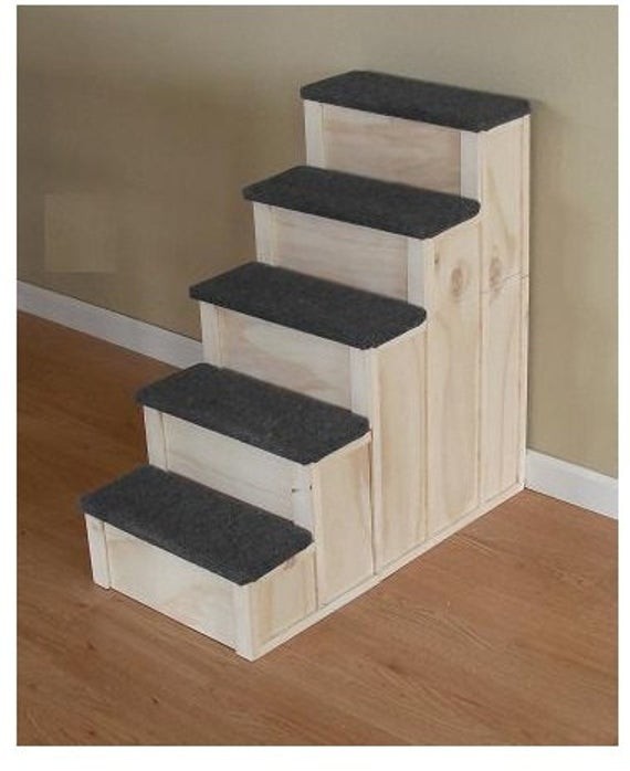 Pet stairs for tall beds