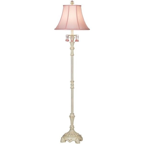 shabby chic tall lamp