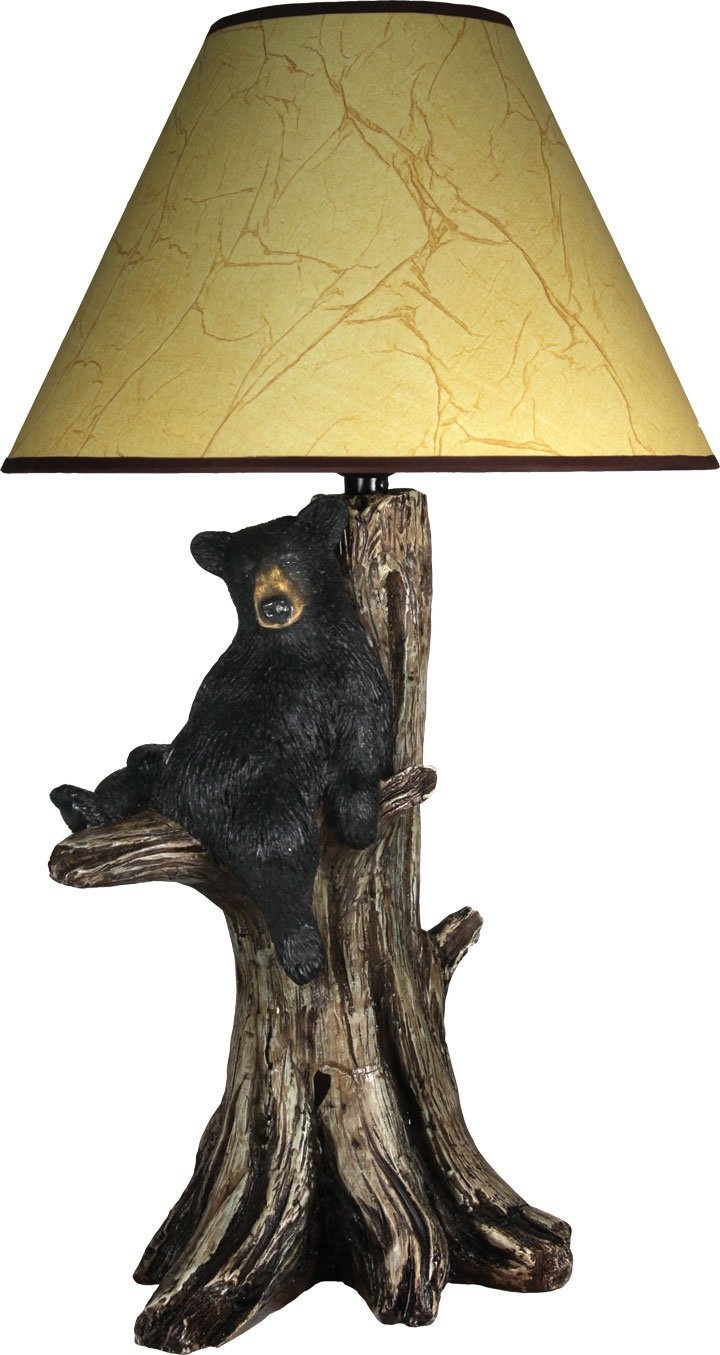fireside design black bear lamp