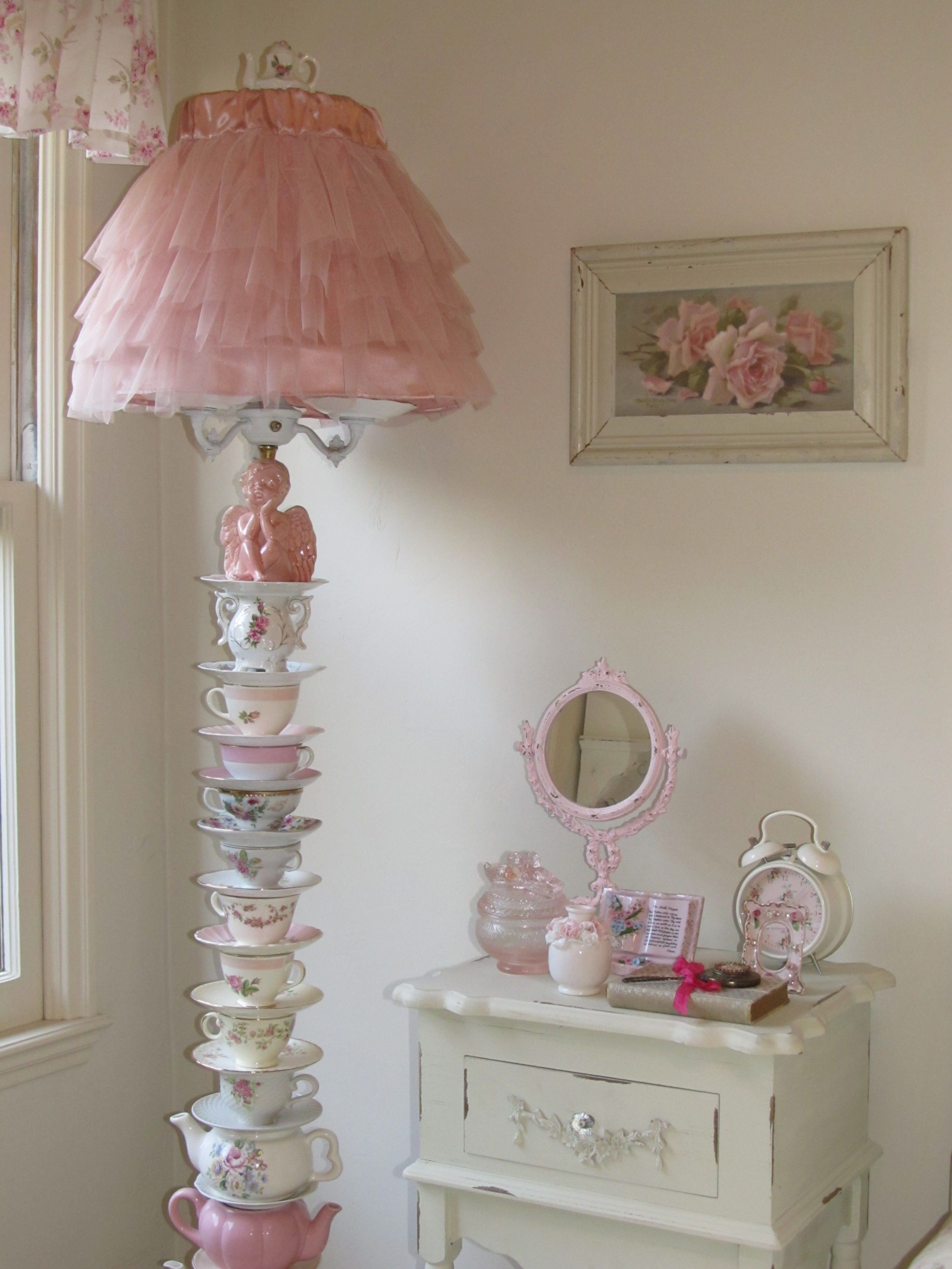 shabby chic floor lamps for sale