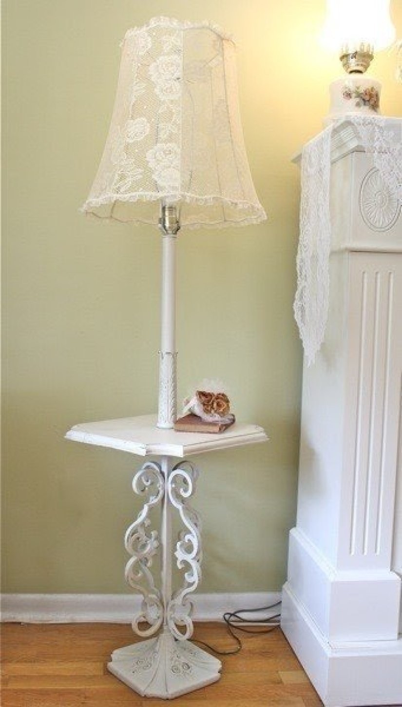 shabby chic table lamp