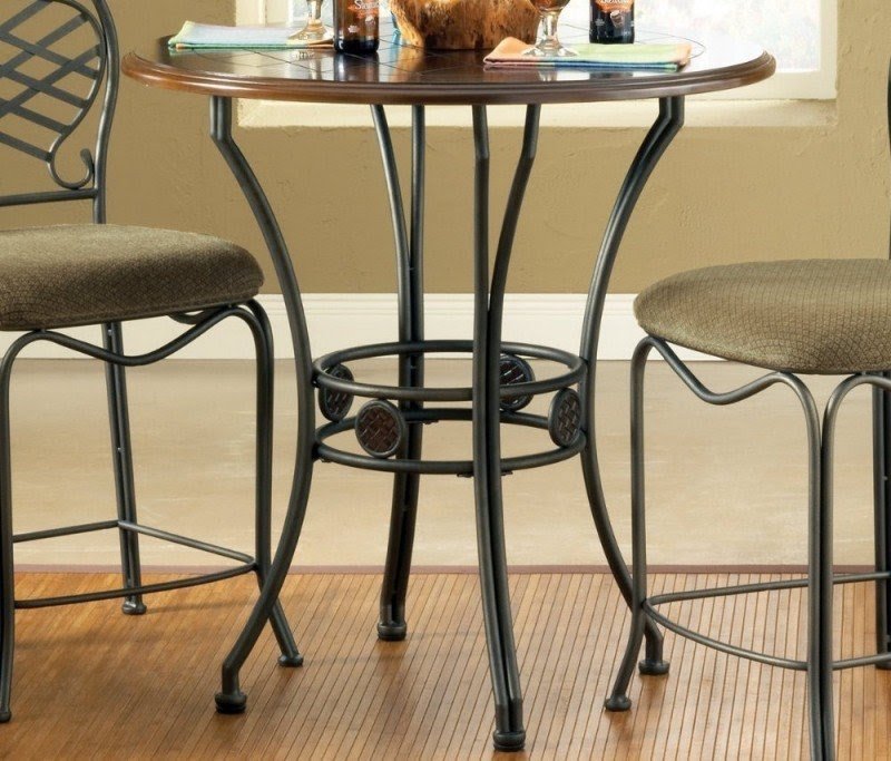 Silver wimberly 36 inch round counter height table on sale