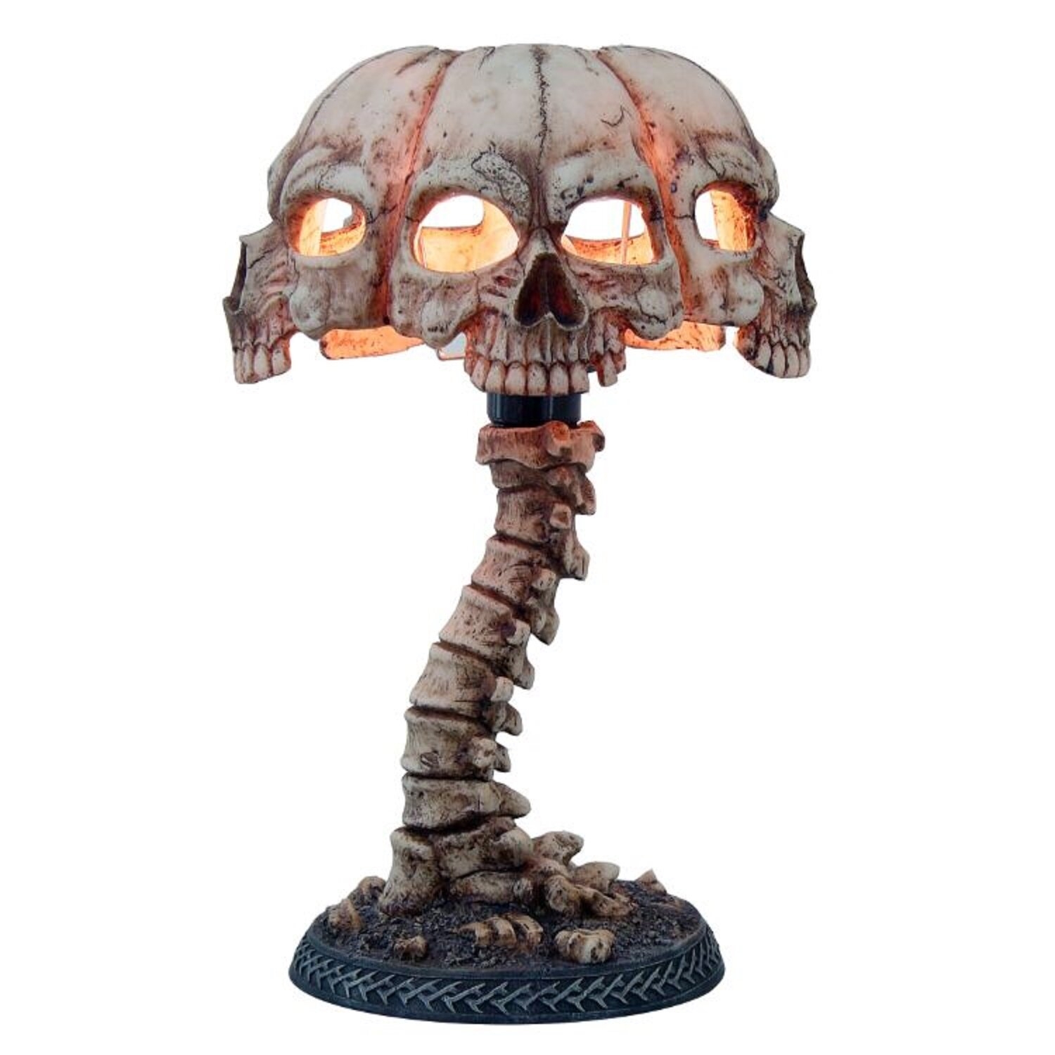 skull touch lamp