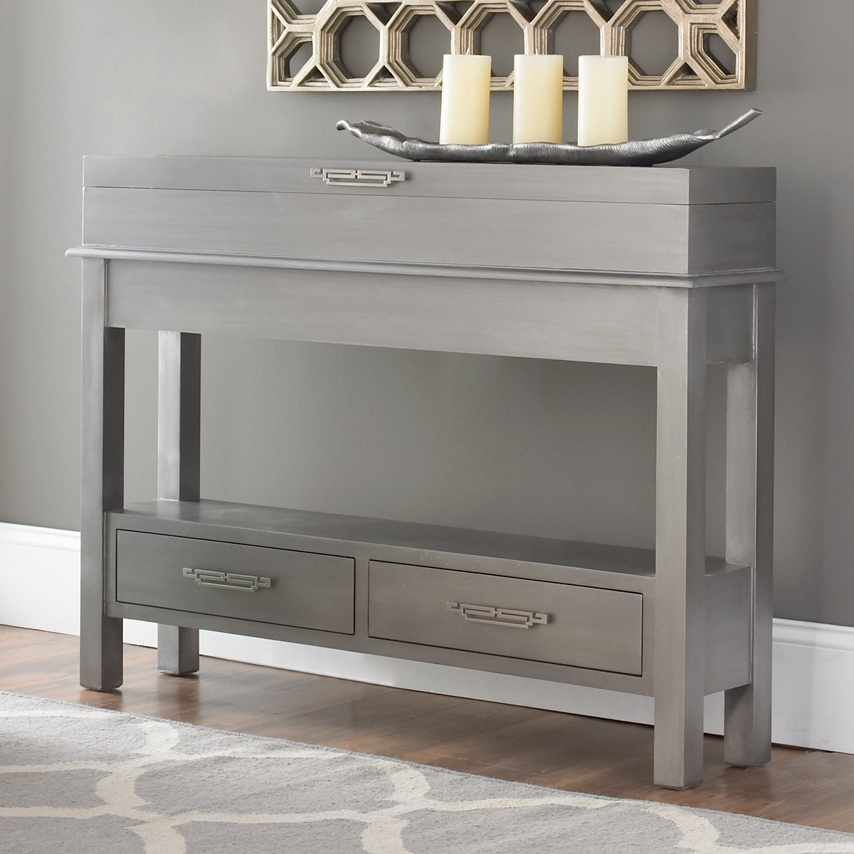 Narrow Console Tables With Storage - Foter