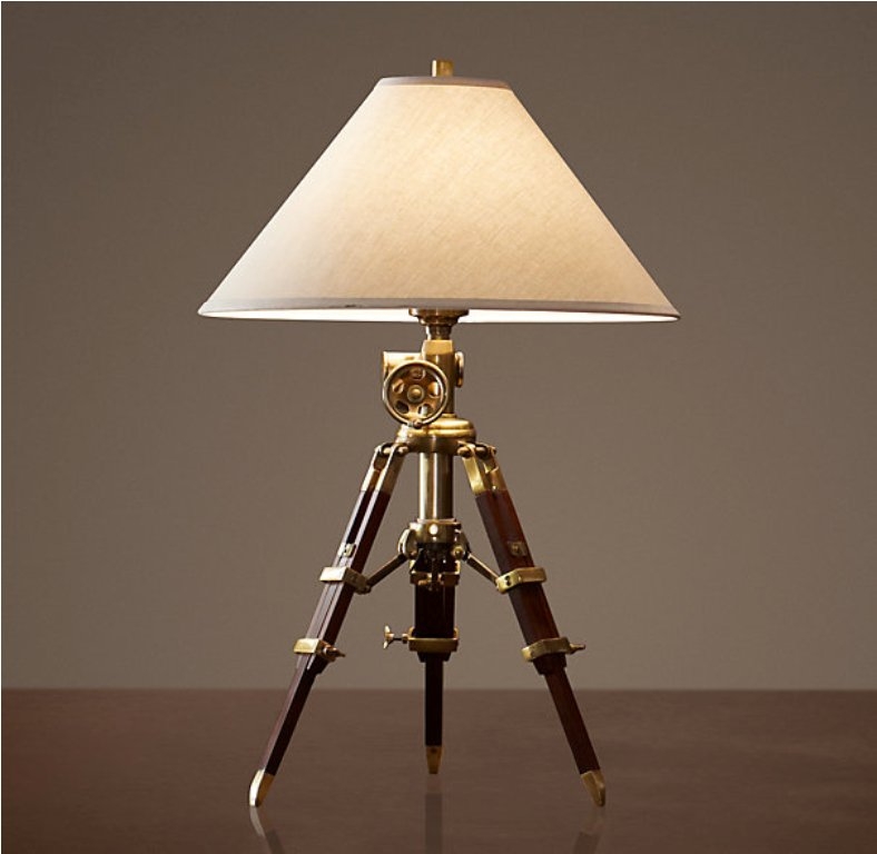 table top tripod lamp