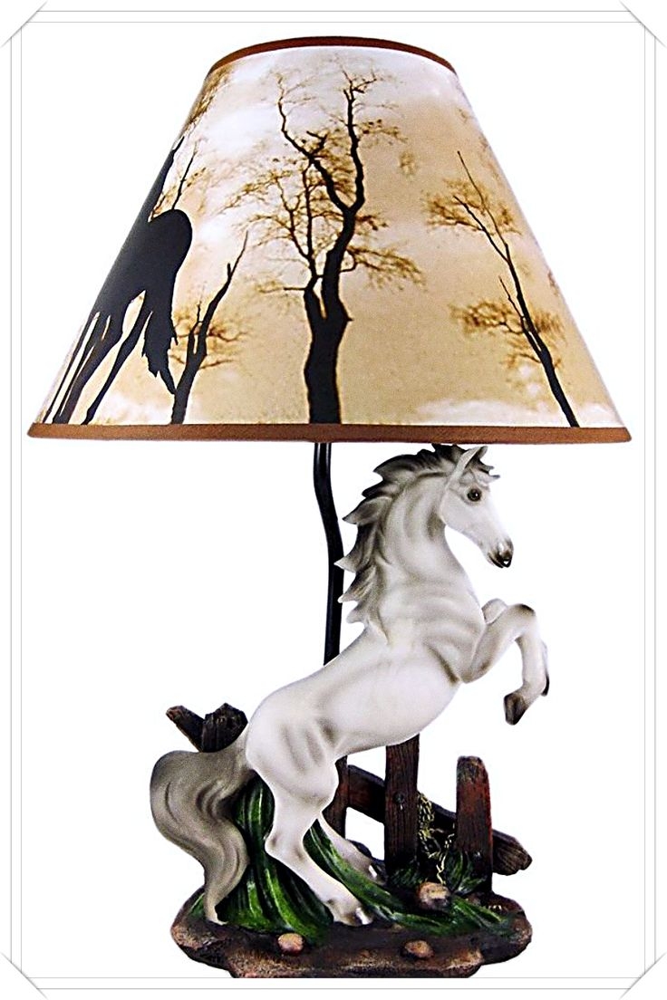 horse desk lamp