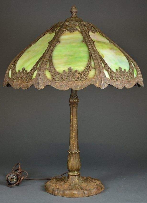 Antique Slag Glass Lamps Ideas On Foter