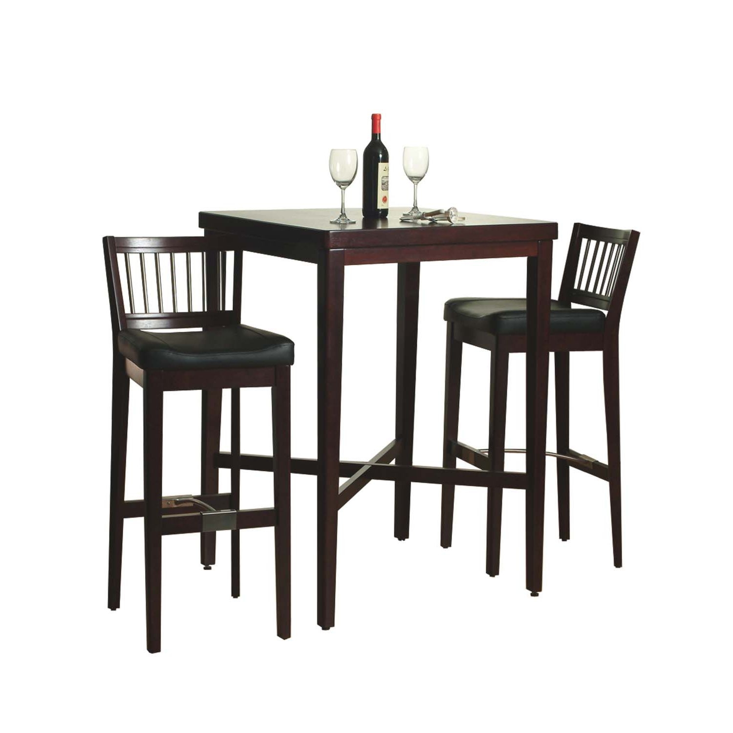 3-Piece Bar Table and Chair Set