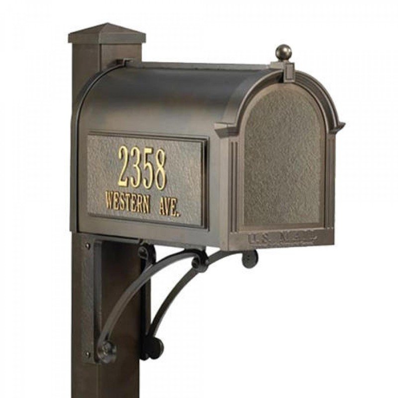 Bronze Mailbox And Post - Foter