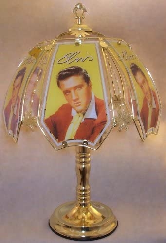 Elvis with Silk Tie Touch Lamp