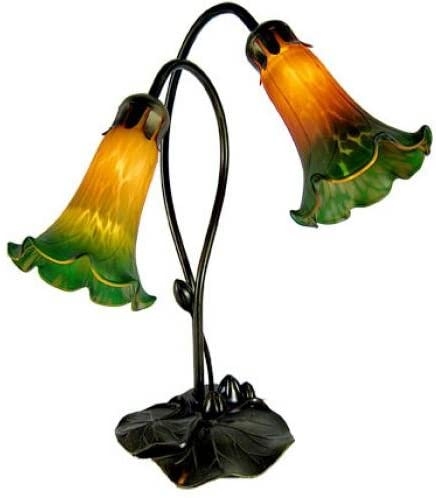 Gorgeous Table Lamp with Assorted Colors Tulip Shades-432