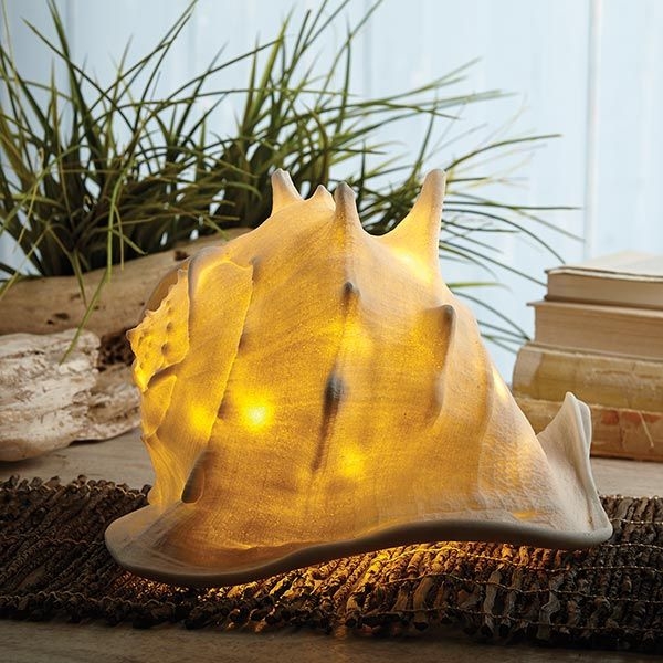 Indoor/Outdoor Decorative Seashell Led Lamp