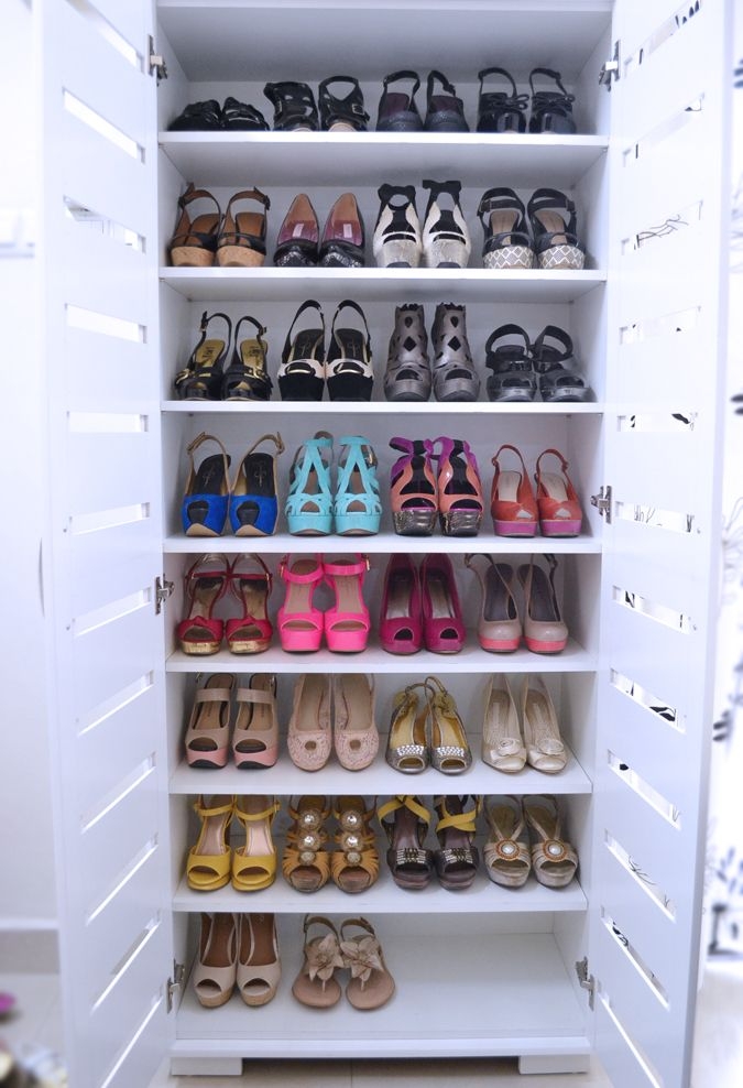 huge shoe rack