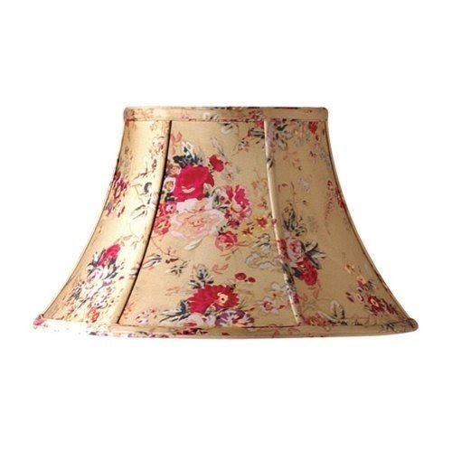 Laura Ashley SLL26114 Angelica 14-Inch Bell Shade, Floral