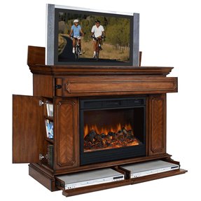 Electric Fireplace With Tv Lift Ideas On Foter