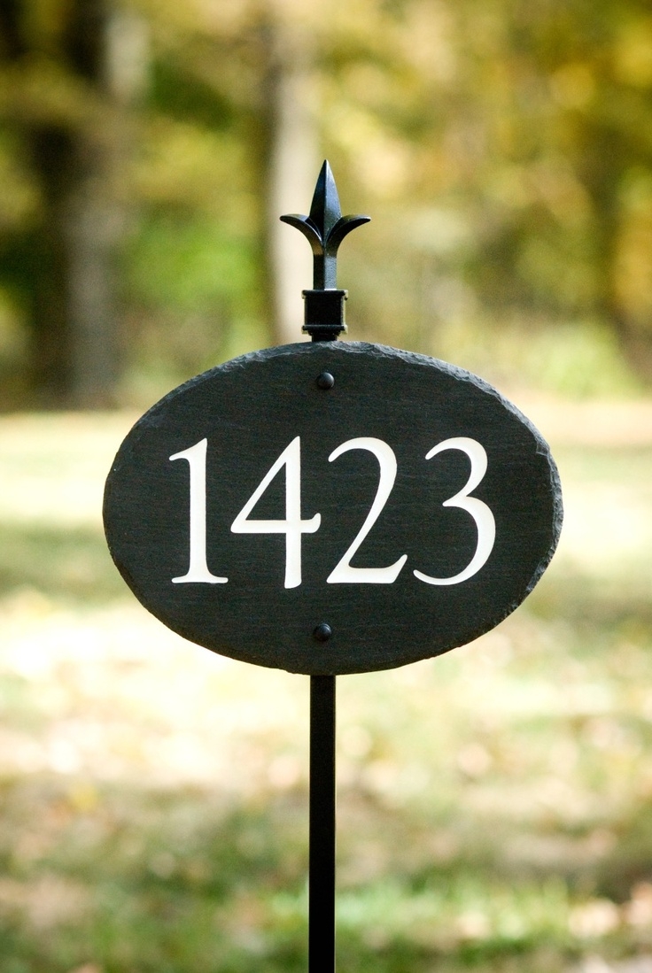 Mailbox address plaques 16