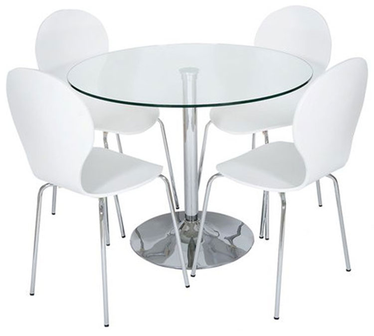 Round Glass Dining Table Wood Base - Ideas on Foter