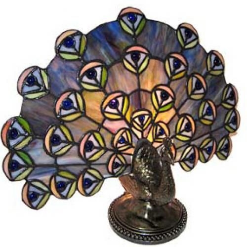 Peacock Stained Glass Table Lamp - Ideas On Foter