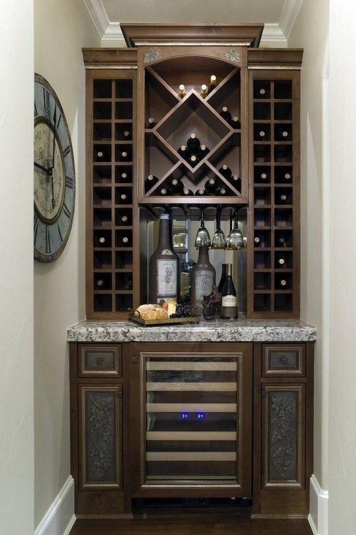 Wine cooler bar cabinet 10