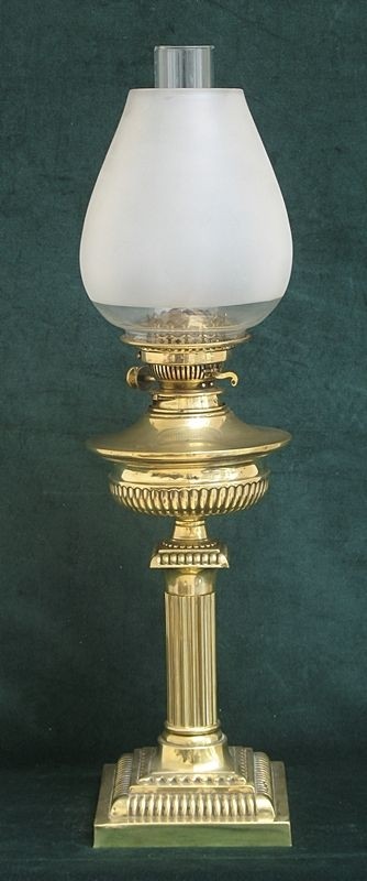 Antique solid brass table lamp 5
