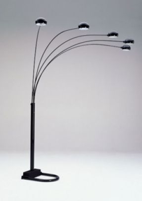 floor standing curved lamp