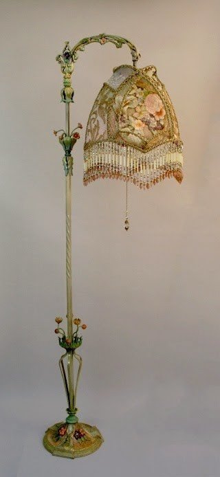 victorian bridge lamp shade