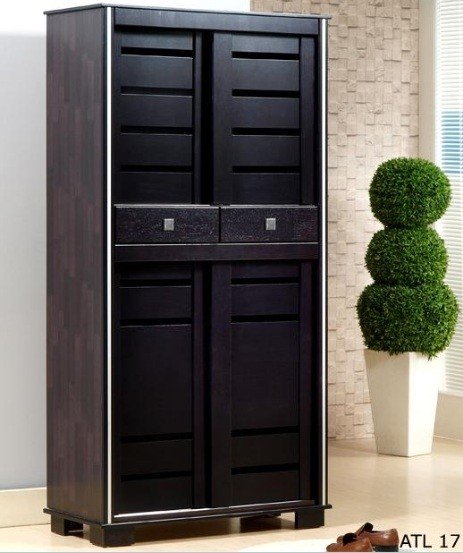 large shoe cabinet with doors