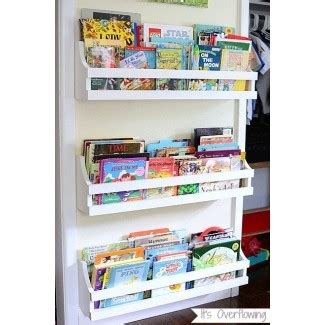 wall mounted bookshelf for nursery