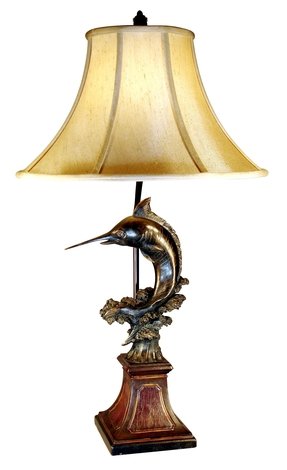 Fish Table Lamp - Foter