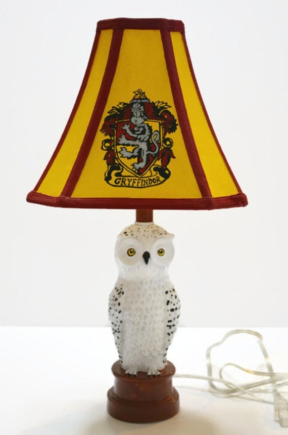 - Unisex Bedroom Clock & Pictures Lampshade 484 HARRY POTTER Lamp 
