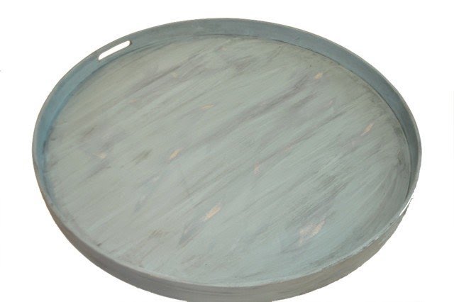 oversized round tray