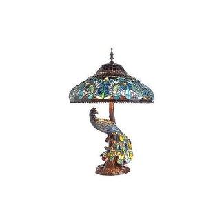 Peacock Stained Glass Table Lamp Ideas On Foter