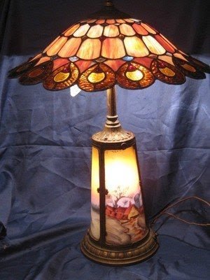 Reverse Painted Lamp Shade - Ideas on Foter